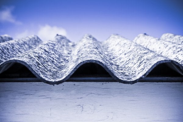 Close-Up View of Gray Asbestos Fibers Highlighting Potential Risk in Houston, TX